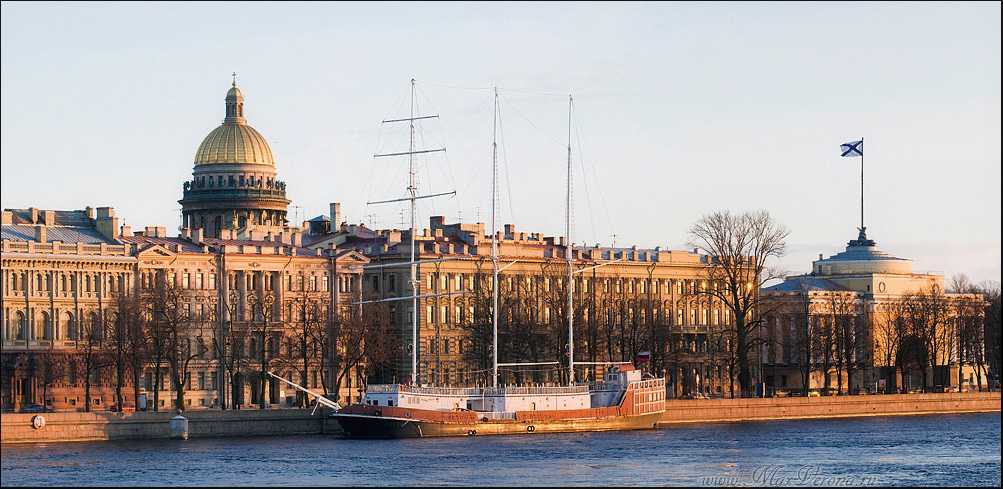 Адмиралтейская набережная санкт петербург и ее достопримечательности