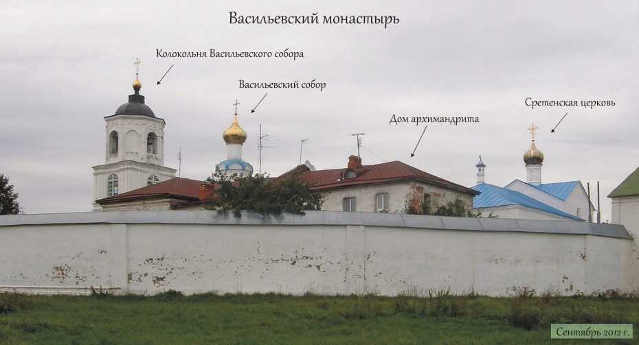 Свято-васильевский мужской монастырь в суздале