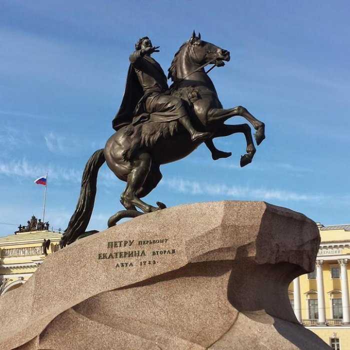 "медный всадник" - памятник петру первому в санкт-петербурге и один из символов города