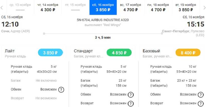 санкт петербург сочи самолет билеты