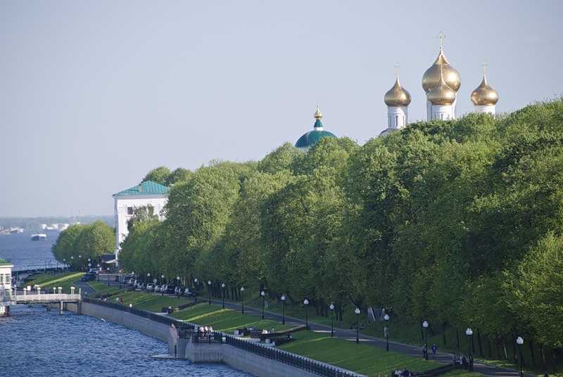 Петропавловский парк, ярославль — фото, история, где находится на карте