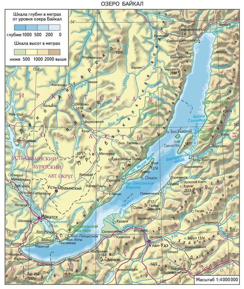 Где находится байкал страна. Озеро Байкал карта географическая. Озеро Байкал на физической карте. Озеро Байкал карта озера. Карта озера Байкал с населенными пунктами подробная.