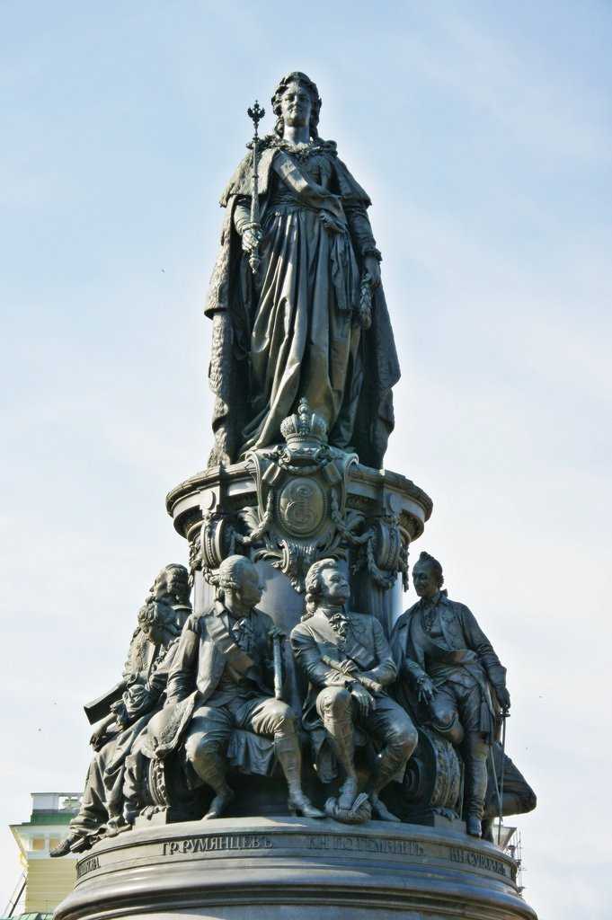 Памятник екатерине второй | санкт-петербург центр