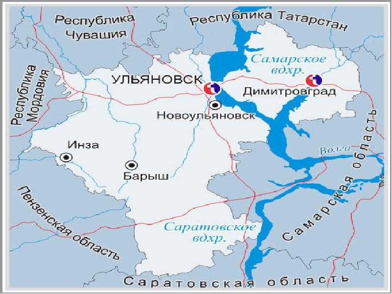 Карта ульяновска