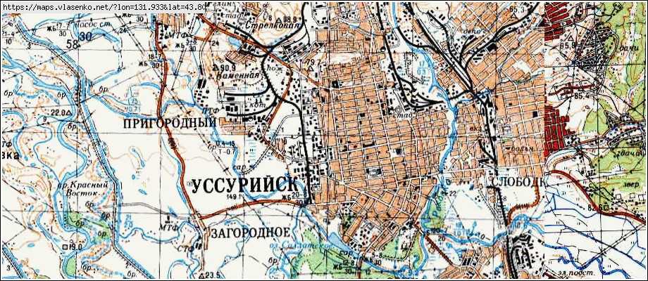 Уссурийск город, приморский край подробная спутниковая карта онлайн яндекс гугл с городами, деревнями, маршрутами и дорогами 2021