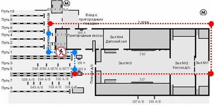 Схема белорусского вокзала в москве пригородные электрички