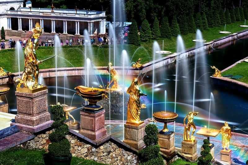 Достопримечательности петергофа: дворцы, фонтаны и парки