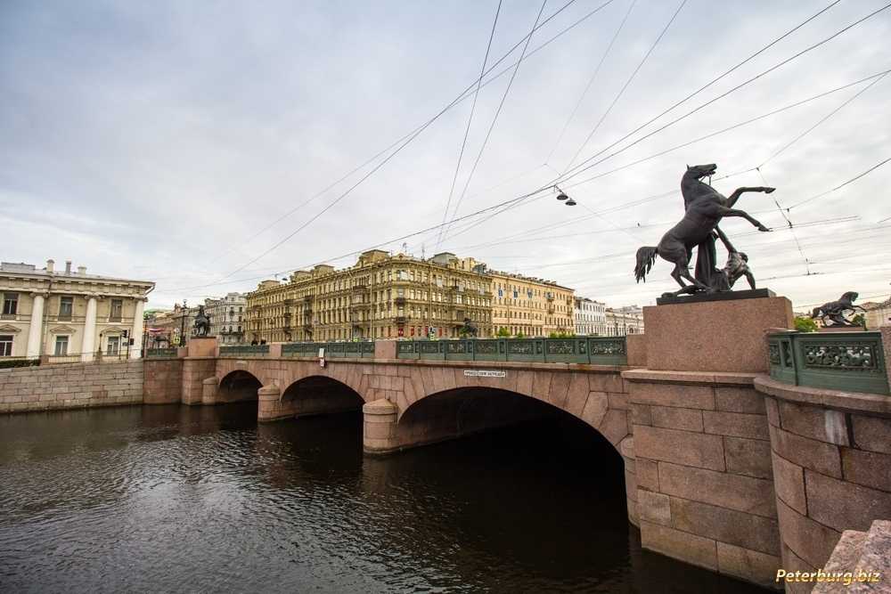 Аничков мост в санкт-петербурге — фото, история, адрес