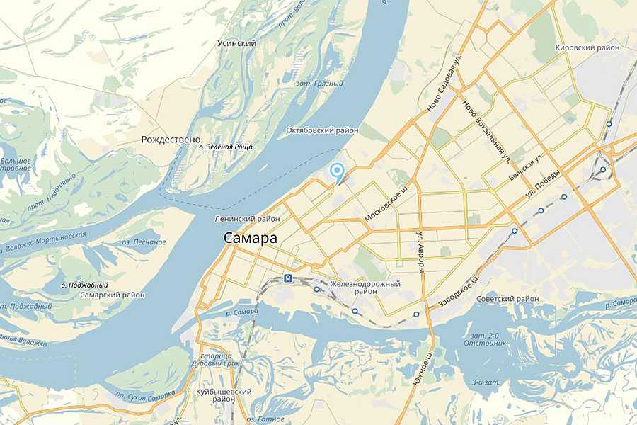 Карта самары с улицами и домами — туристер.ру
