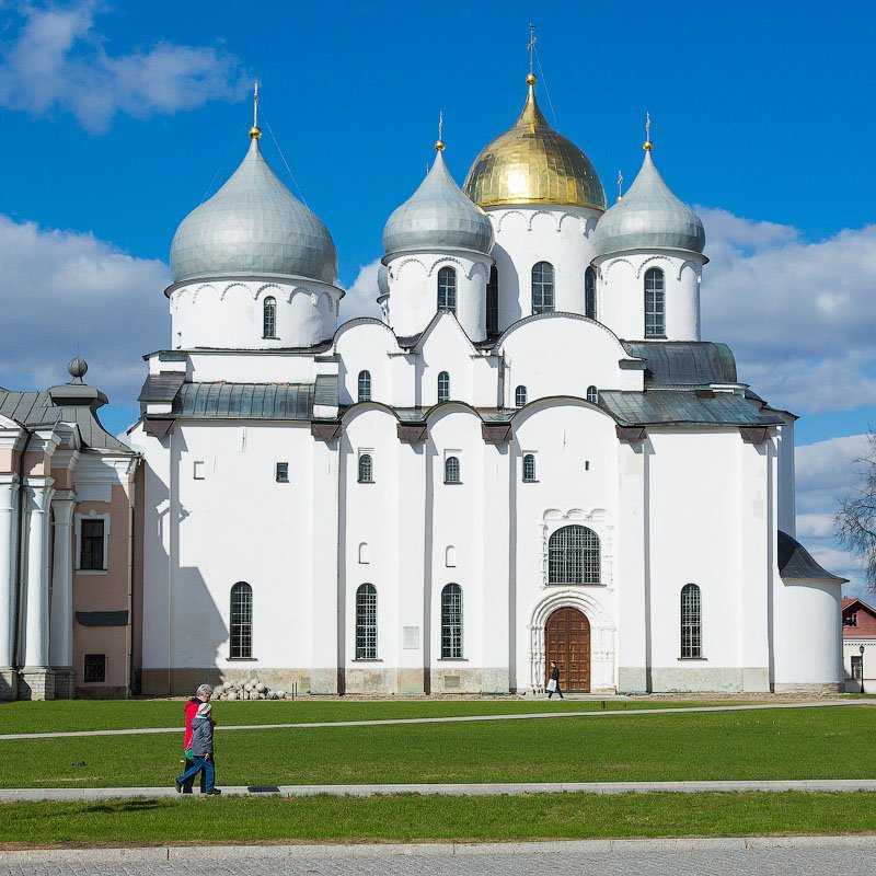 Великий новгород, кремль. собор софии, премудрости божией