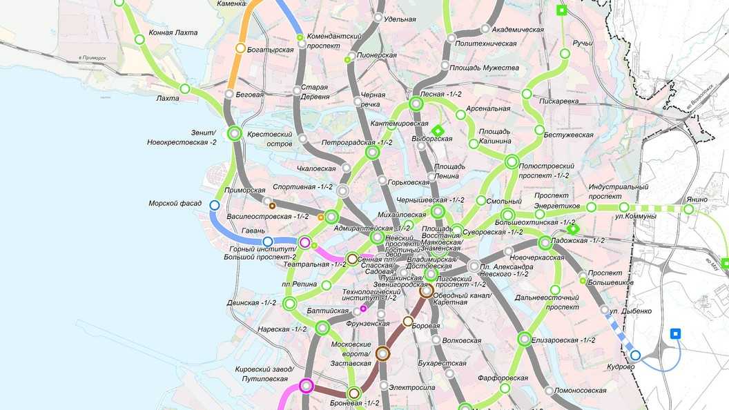Карта метрополитена Санкт-Петербурга 2022. Схема метро СПБ 2022. Метро спб схема с новыми станциями 2024