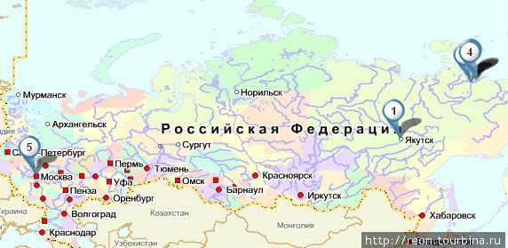 Карта города норильск