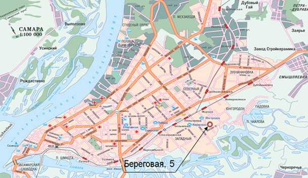 Карта самары с улицами и домами — туристер.ру