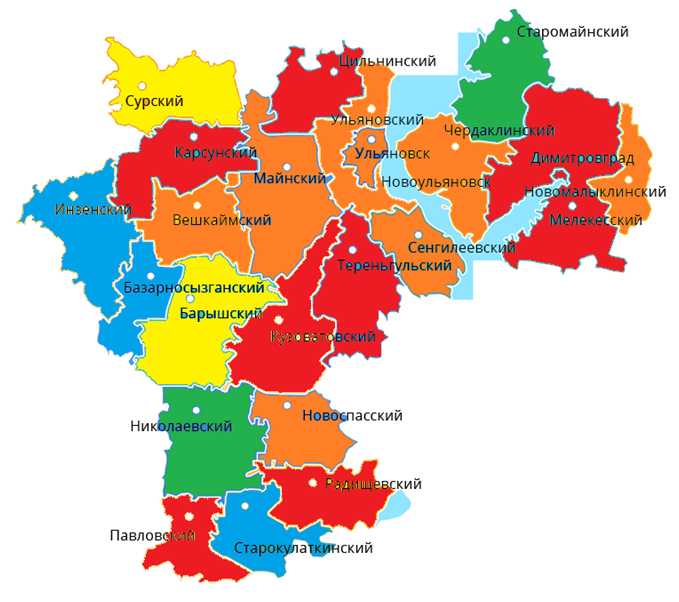 Карта ульяновска, россия