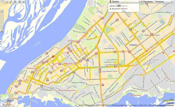 Карта самарской области онлайн с городами и поселками подробная