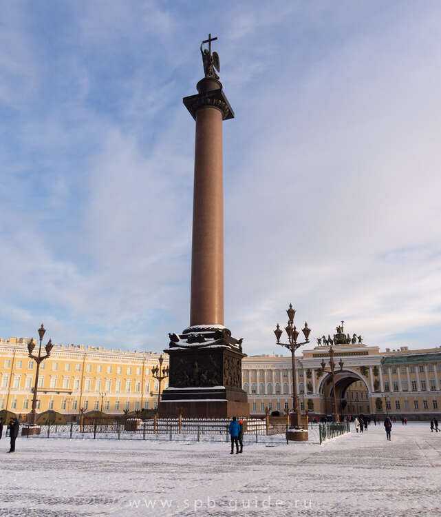 Александровская колонна в санкт-петербурге: обзор, история, описание и интересные факты