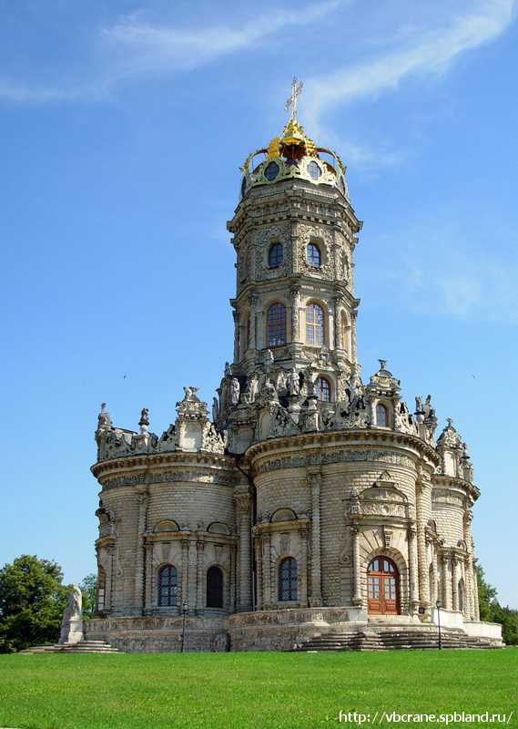 Усадьба дубровицы и церковь знамения — единственный храм в стиле барокко