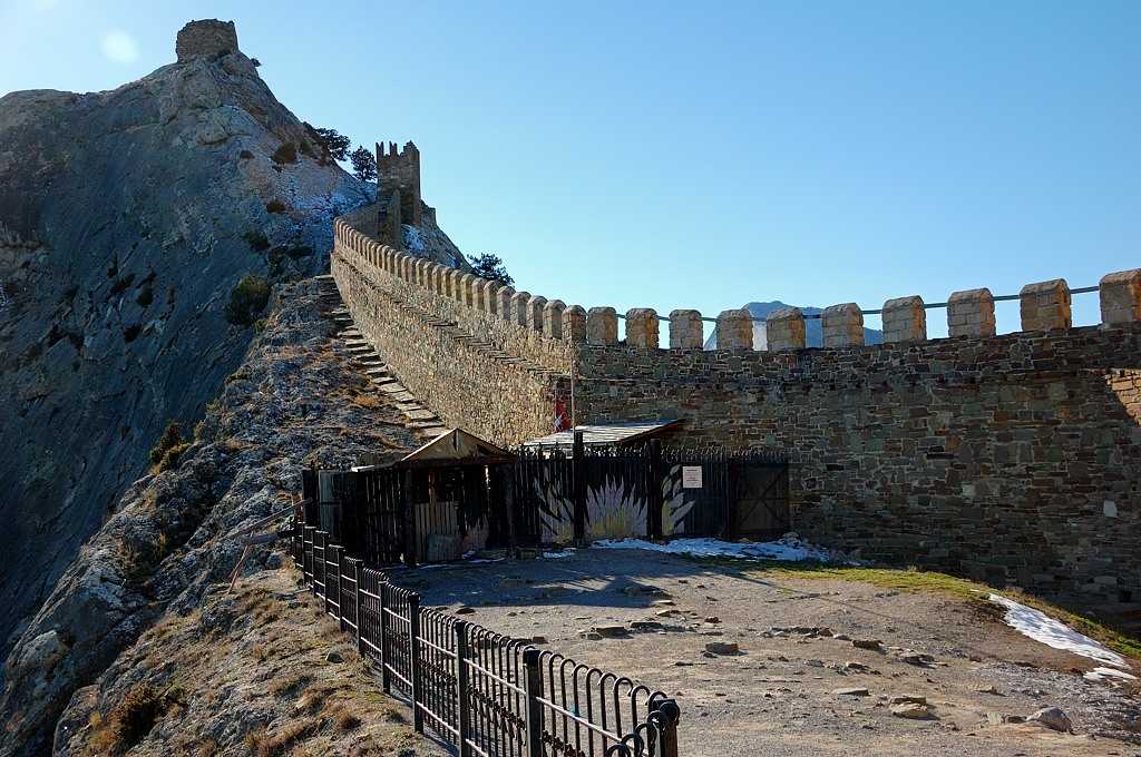 Генуэзская крепость в судаке — историческое место и панорамные виды на судак, крым
