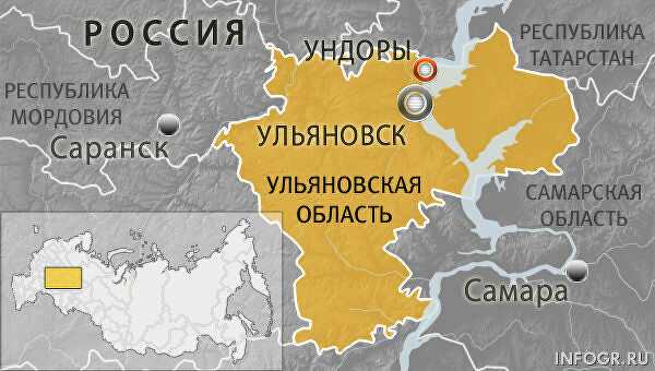 Ульяновск на карте россии с улицами и домами