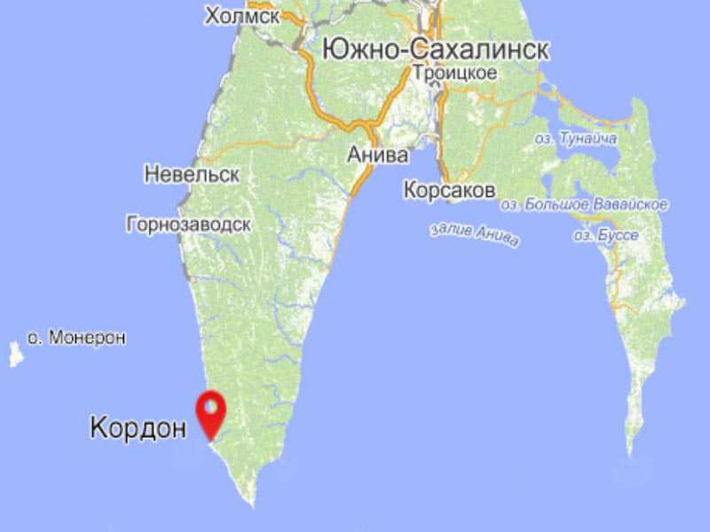 Подробная карта Южно-Сахалинска на русском языке с отмеченными достопримечательностями города. Южно-Сахалинск со спутника