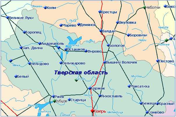 Где находится осташков. расположение осташкова (тверская область - россия) на подробной карте.