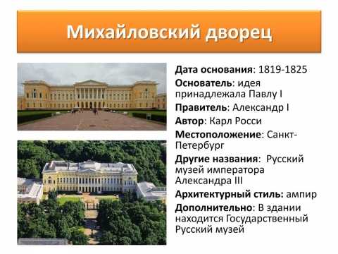 Михайловский дворец – главное здание русского музея в санкт-петербурге