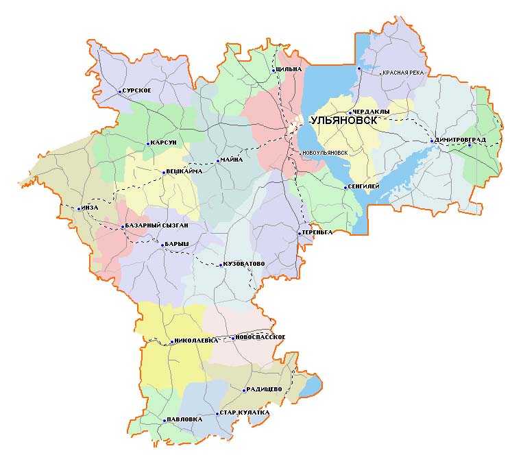 Где находится ульяновск. расположение ульяновска (ульяновская область - россия) на подробной карте.