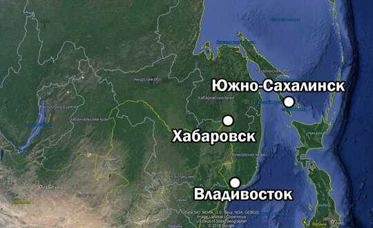 Южно-сахалинск на карте россии с улицами и домами