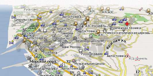 Карта г сочи с улицами и номерами домов центральный район
