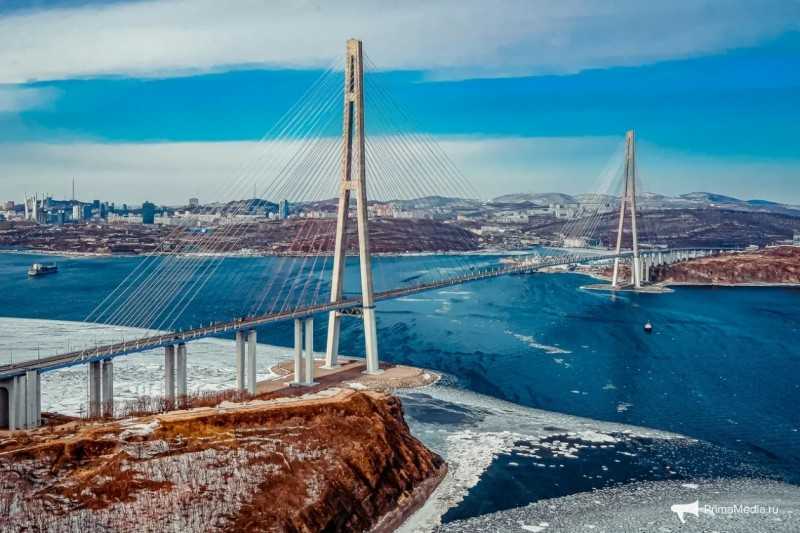 Строительство мостового перехода на остров русский
через пролив босфор восточный во владивостоке