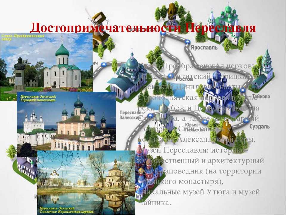 Достопримечательности переславля-залесского - фото с названиями и описанием