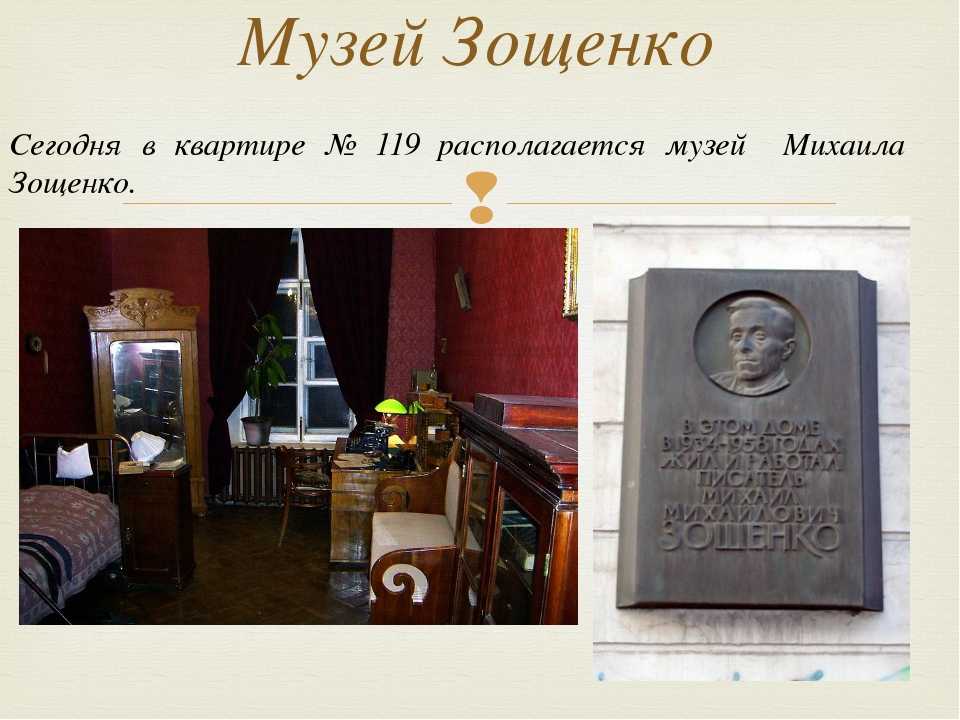 Музеймузей-квартира м. м. зощенко