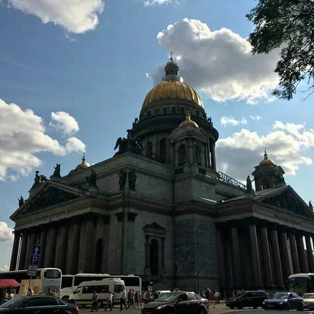 Строительство исаакиевского собора. внешний вид | санкт-петербург центр