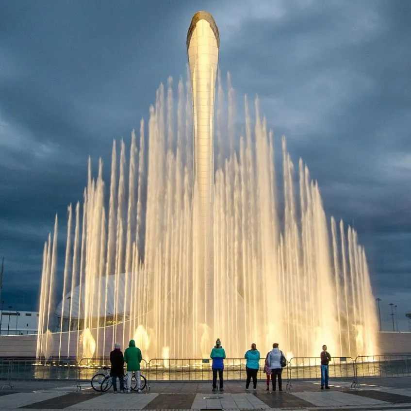 Олимпийский парк сочи. отели и гостиницы рядом, поющий фонтан, отзывы, как добраться на автобусах и электричках — туристер.ру